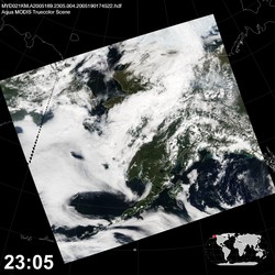 Level 1B Image at: 2305 UTC