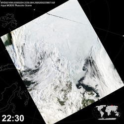 Level 1B Image at: 2230 UTC