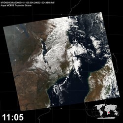 Level 1B Image at: 1105 UTC