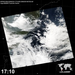 Level 1B Image at: 1710 UTC