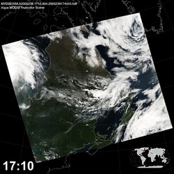 Level 1B Image at: 1710 UTC