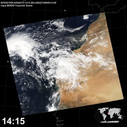 Level 1B Image at: 1415 UTC