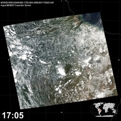 Level 1B Image at: 1705 UTC