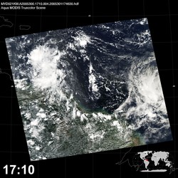 Level 1B Image at: 1710 UTC