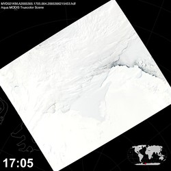 Level 1B Image at: 1705 UTC