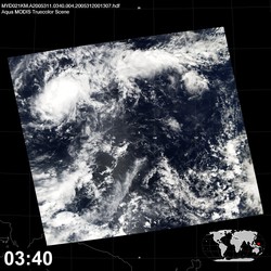 Level 1B Image at: 0340 UTC