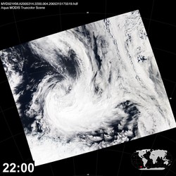 Level 1B Image at: 2200 UTC