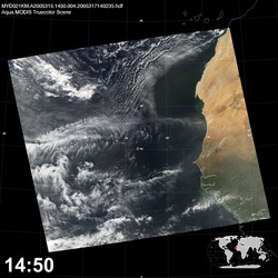 Level 1B Image at: 1450 UTC