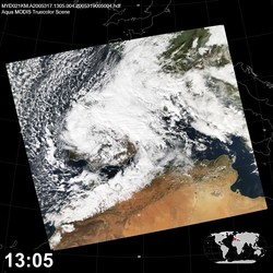 Level 1B Image at: 1305 UTC