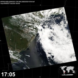 Level 1B Image at: 1705 UTC