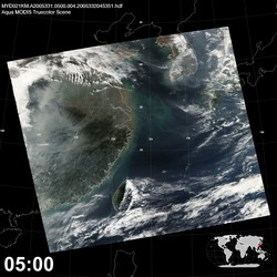 Level 1B Image at: 0500 UTC