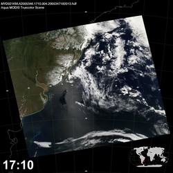 Level 1B Image at: 1710 UTC