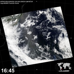 Level 1B Image at: 1645 UTC