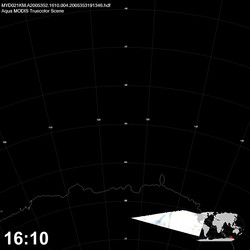 Level 1B Image at: 1610 UTC