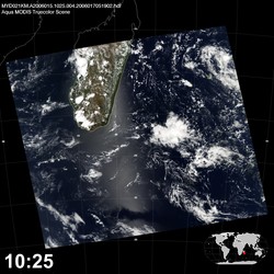 Level 1B Image at: 1025 UTC