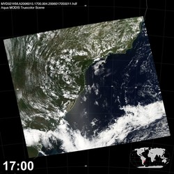 Level 1B Image at: 1700 UTC