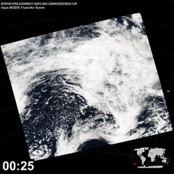 Level 1B Image at: 0025 UTC