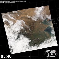 Level 1B Image at: 0540 UTC