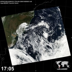 Level 1B Image at: 1705 UTC