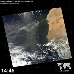 Level 1B Image at: 1445 UTC