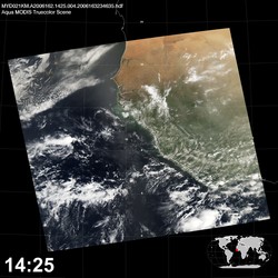 Level 1B Image at: 1425 UTC