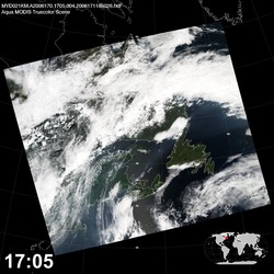 Level 1B Image at: 1705 UTC