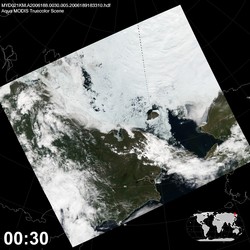 Level 1B Image at: 0030 UTC