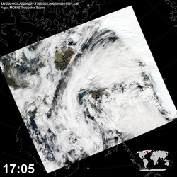 Level 1B Image at: 1705 UTC