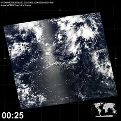 Level 1B Image at: 0025 UTC