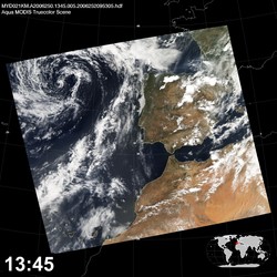 Level 1B Image at: 1345 UTC