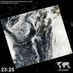 Level 1B Image at: 2325 UTC