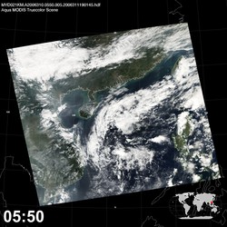 Level 1B Image at: 0550 UTC