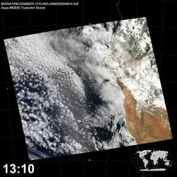 Level 1B Image at: 1310 UTC