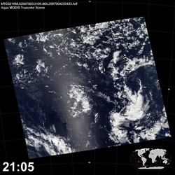 Level 1B Image at: 2105 UTC