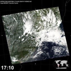 Level 1B Image at: 1710 UTC