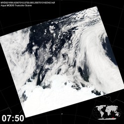 Level 1B Image at: 0750 UTC