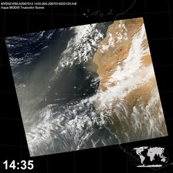 Level 1B Image at: 1435 UTC