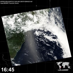 Level 1B Image at: 1645 UTC