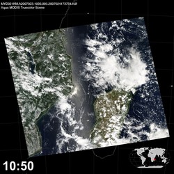 Level 1B Image at: 1050 UTC