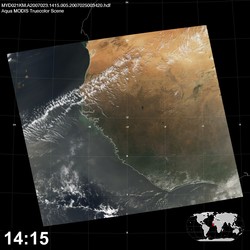 Level 1B Image at: 1415 UTC