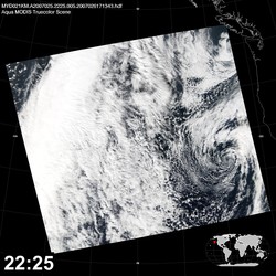 Level 1B Image at: 2225 UTC