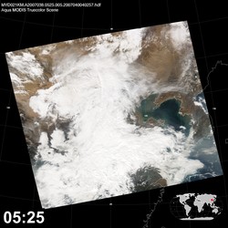 Level 1B Image at: 0525 UTC