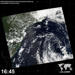 Level 1B Image at: 1645 UTC