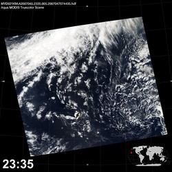 Level 1B Image at: 2335 UTC