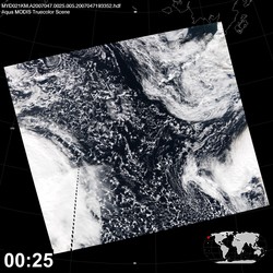 Level 1B Image at: 0025 UTC