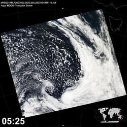 Level 1B Image at: 0525 UTC