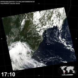 Level 1B Image at: 1710 UTC