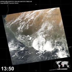 Level 1B Image at: 1350 UTC