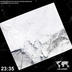 Level 1B Image at: 2335 UTC