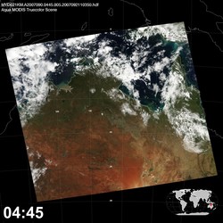 Level 1B Image at: 0445 UTC